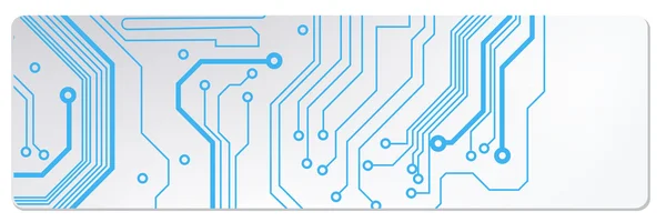 Techno circuit web banners. EPS10 vector illustration — Stock Vector