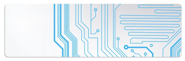 Techno circuit web banners. EPS10 vector illustration — Stock Vector