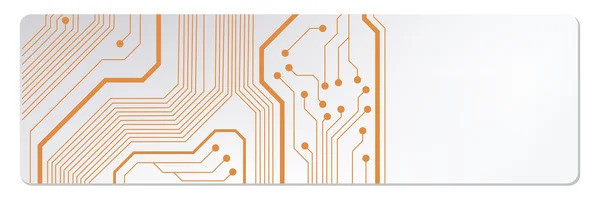 Techno circuit web banners. EPS10 vector illustration — Stock Vector