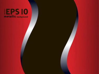 metal dalga stil vektör arka plan. eps10 endüstriyel stilde vektör modern duvar kağıdı