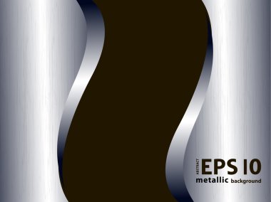 metal dalga stil vektör arka plan. eps10 endüstriyel stilde vektör modern duvar kağıdı