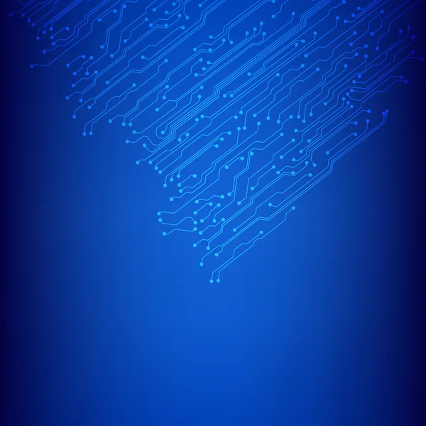 Texture de fond de carte de circuit vectoriel EPS10 — Image vectorielle