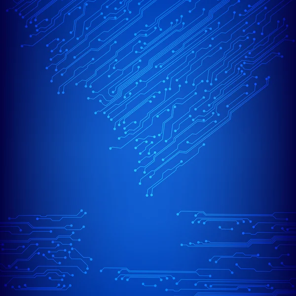 Texture de fond de carte de circuit vectoriel EPS10 — Image vectorielle