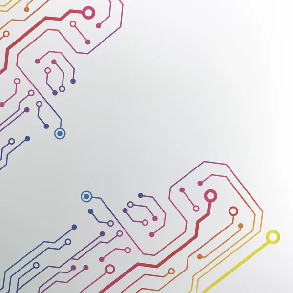 Patrón de placa de circuito. Tecnología abstracta Textura de placa de circuito de alta tecnología — Archivo Imágenes Vectoriales