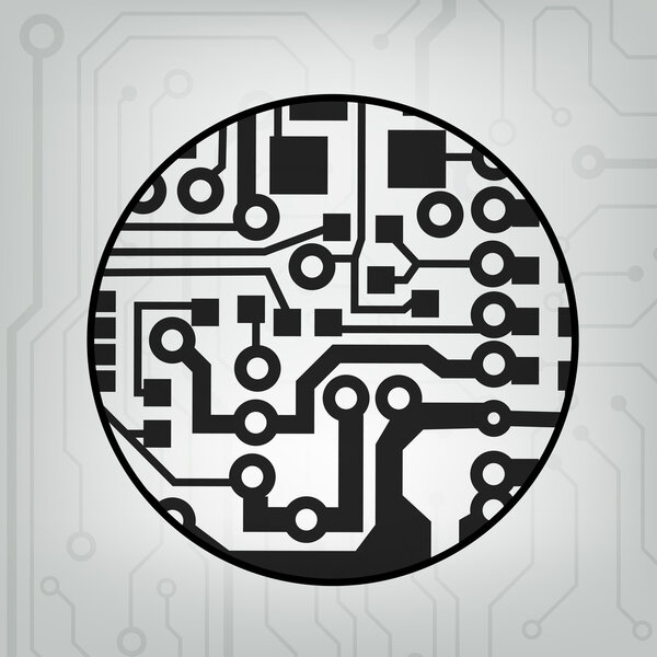 Вектор EPS10 черный и серый
