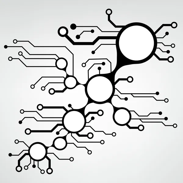 ? bstract devre kartı techno arka plan. Eps10 vektör çizim desen