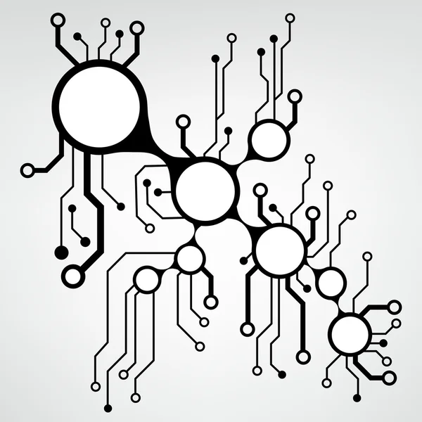 ? bstract devre kartı techno arka plan. Eps10 vektör çizim desen