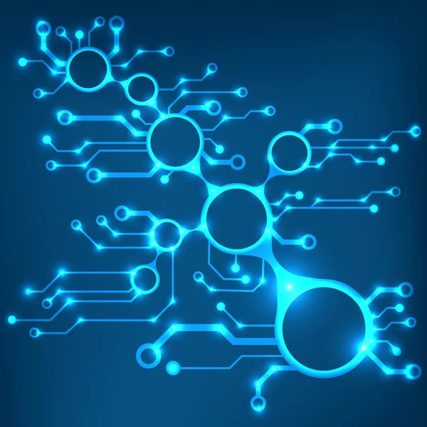 ? bstract devre kartı techno arka plan. Eps10 vektör çizim desen