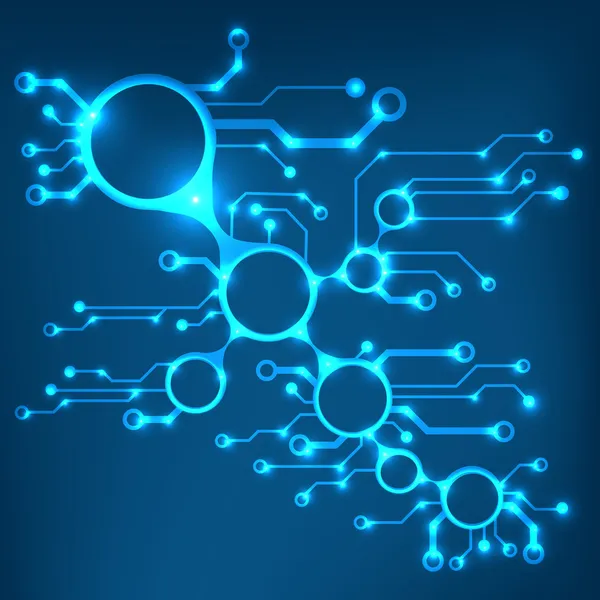? bstract devre kartı techno arka plan. Eps10 vektör çizim desen
