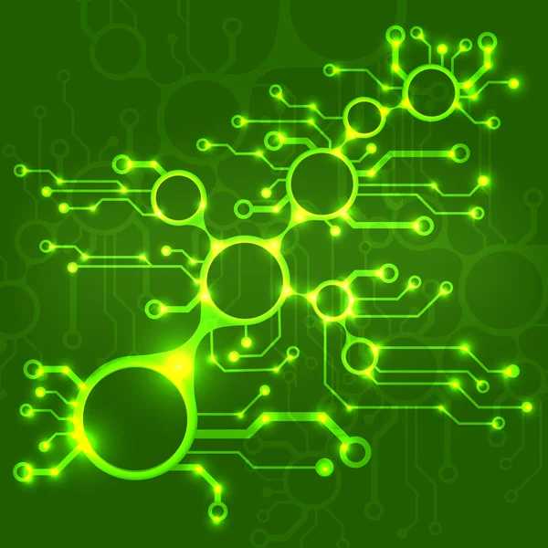 Аbstract circuit board techno background. EPS10 vector illustration pattern — Stock Vector