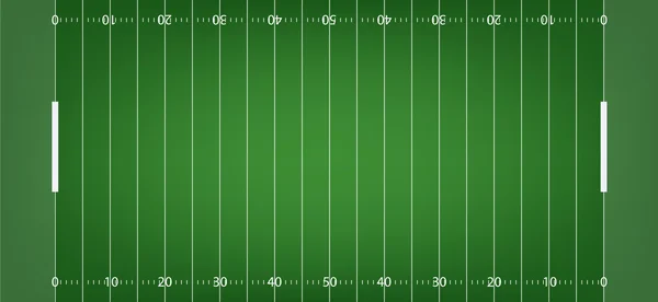 Terrain de football américain fond — Image vectorielle