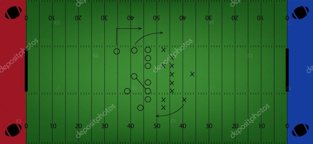 American football field background Stock Vector by ©spirit-alex 43449271
