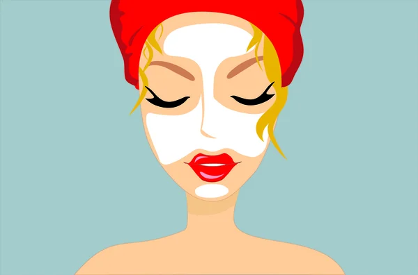 Facial Mask — Stock Illustration Facial Mask Stock Vector