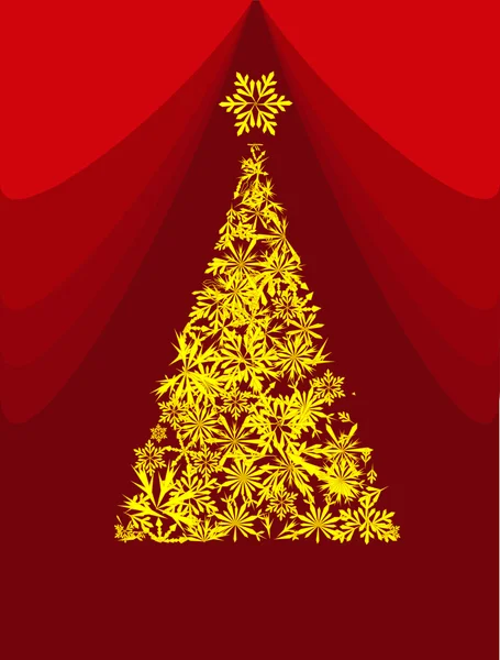 Árbol de Navidad — Vector de stock