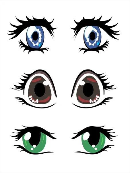 Beaux yeux — Image vectorielle