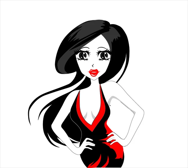 Lady vamp Royalty Free Stock Vectors