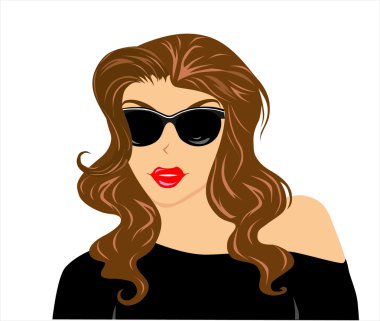 güneş gözlüklü kız