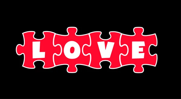 Love puzzle Royalty Free Stock Vectors