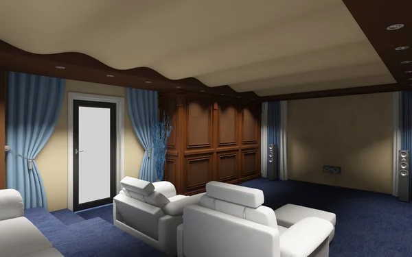 Cinema room — Stock Image Cinema room Stock Image