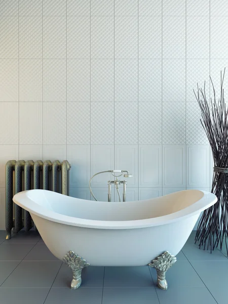 Класична ванна кімната Стокова Картинка