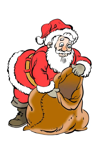 Illustration Santa Claus — Stock Photo, Image