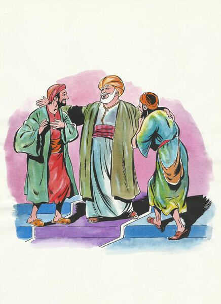 illustration of the Mullah Nasreddin
