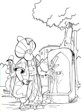 Nasreddin Hoca, Türkçe Masall, Türkçe hikayeler, masallar, Türkçe, istanbul, çocuk masalları, çocuk hikayeleri, klasikler, Türkçe klasikler, çocuklar, masal, hikaye, bilge, hızlı cevap, komik, çizgi film, eşek gezisi, şaka, şakacı, şakacı, kahkaha