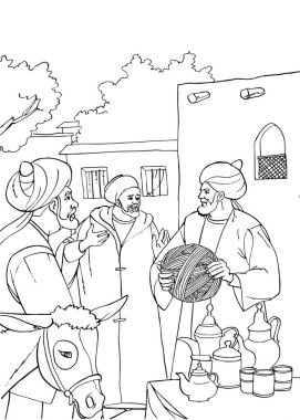 Nasreddin Hoca 'nın resmi.