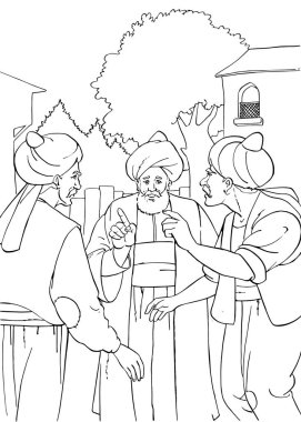 Nasreddin Hoca 'nın resmi.