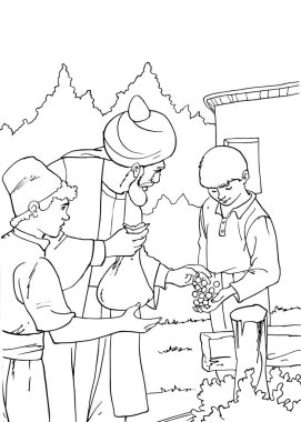 Nasreddin Hoca 'nın resmi.