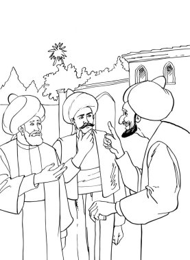 Nasreddin Hoca 'nın resmi.