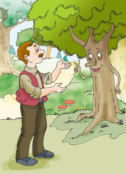 Ağaç, doğa, insanlar, doğa katliamı, ekin, yeşillik, çan, çan, çan, çan