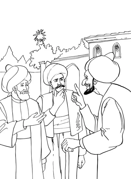 Nasreddin Hoca 'nın resmi.