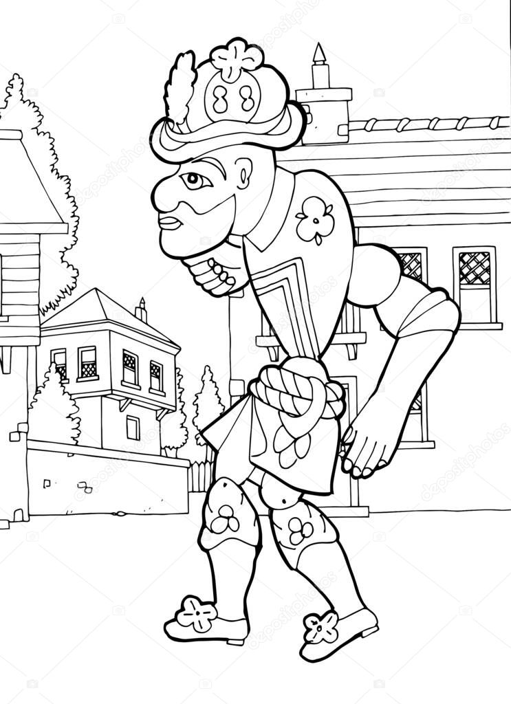 hacivat and karagz, fairy tale, story, turkish tales, legend, hacivat, karagz, turkey, culture, legend, shadow play, reflection on the screen, children's play, coloring book, coloring