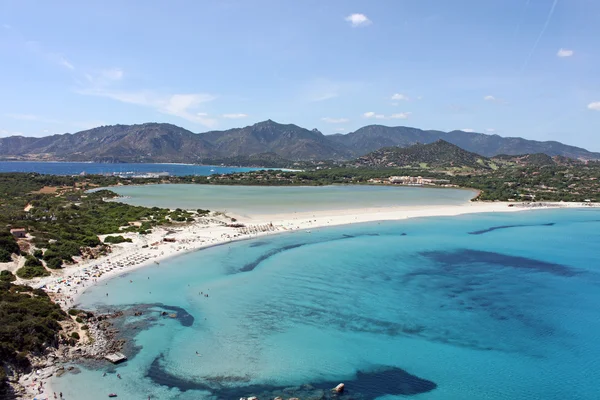 Villasimius, porto giunco plaży — Zdjęcie stockowe