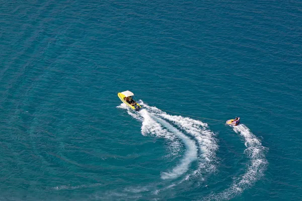 Nadmorski pejzaż w Rodos / Lindos Bay — Zdjęcie stockowe