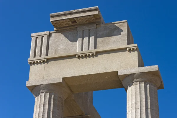 Akropolis van lindos — Stockfoto