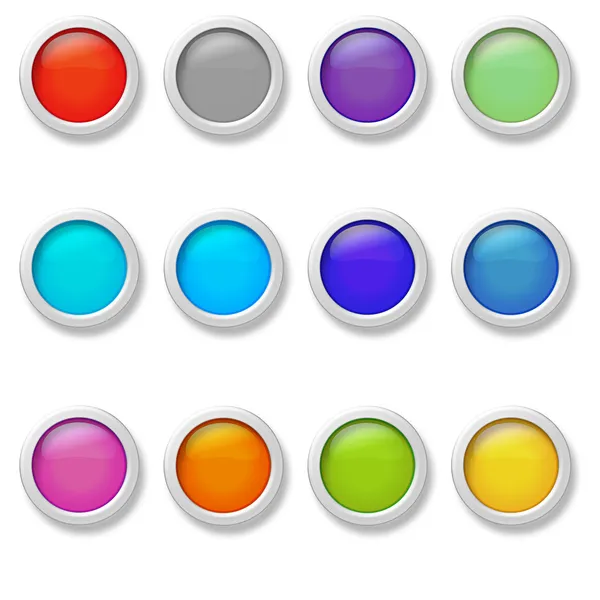 Glossy Web Buttons — Stock Photo, Image