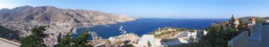 kalymnos panoramik manzaralı