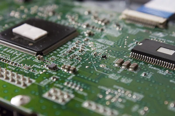 Microchip, circuito stampato — Foto Stock