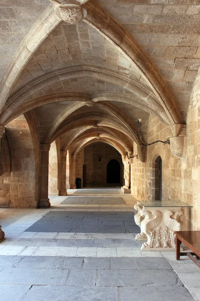 Cidade velha de Rodes, palácio do grão-mestre , — Fotografia de Stock