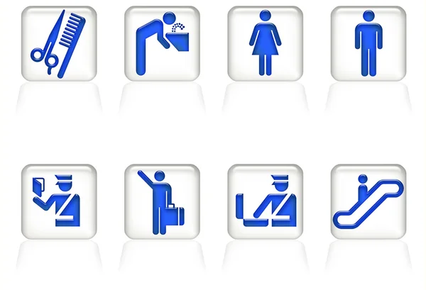 Airport signage — Stock Photo, Image