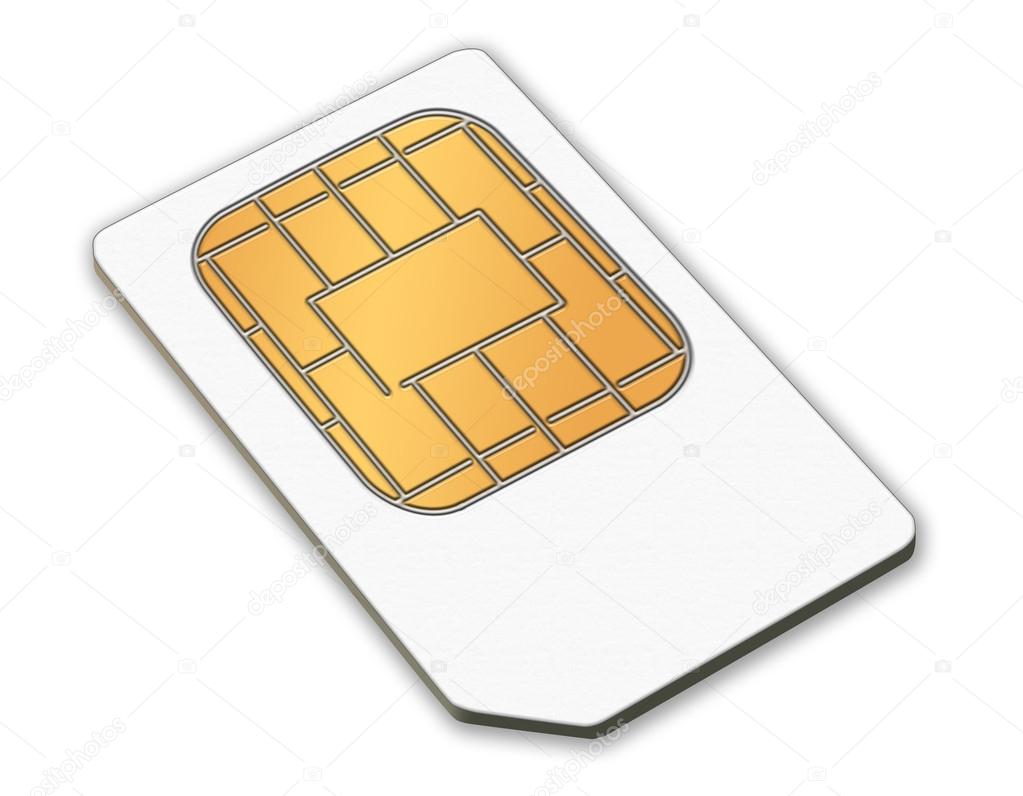 A sim card
