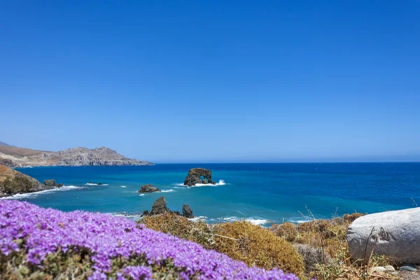 The beautiful panorama at Lendas, Crete — Stock Photo, Image