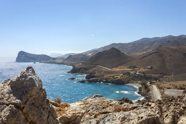 El hermoso panorama en Lendas, Creta — Foto de Stock