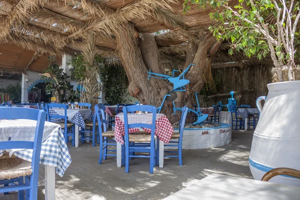 Uma típica taverna grega — Fotografia de Stock