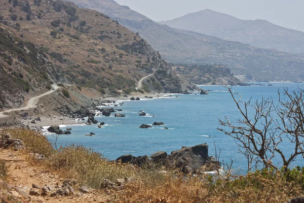 Lagune bei Preveli, Beton — Stockfoto