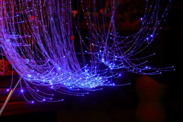 Blu fiber optik kablo