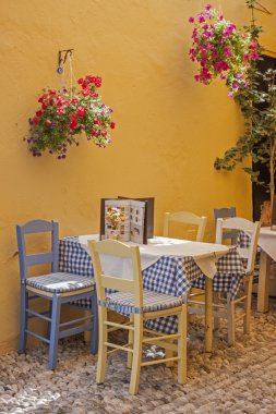 een typische Griekse taverna
