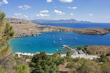 mavi deniz lindos Beach